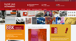 Desktop Screenshot of kunst-aus-schwaben.de