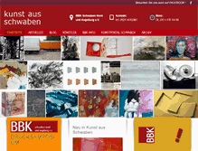 Tablet Screenshot of kunst-aus-schwaben.de